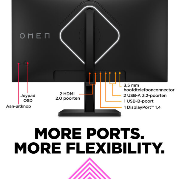 OMEN by HP 27 inch FHD 240 Hz gaming monitor - OMEN 27s - Afbeelding 5