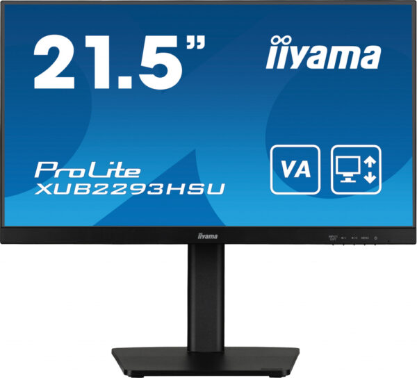 iiyama ProLite XUB2293HSU-B7 computer monitor 54,6 cm (21.5") 1920 x 1080 Pixels Full HD LED Zwart