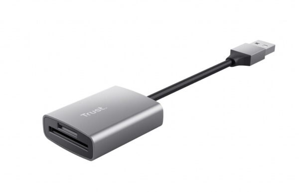 Trust Dalyx geheugenkaartlezer USB 3.2 Gen 1 (3.1 Gen 1) Aluminium - Afbeelding 2