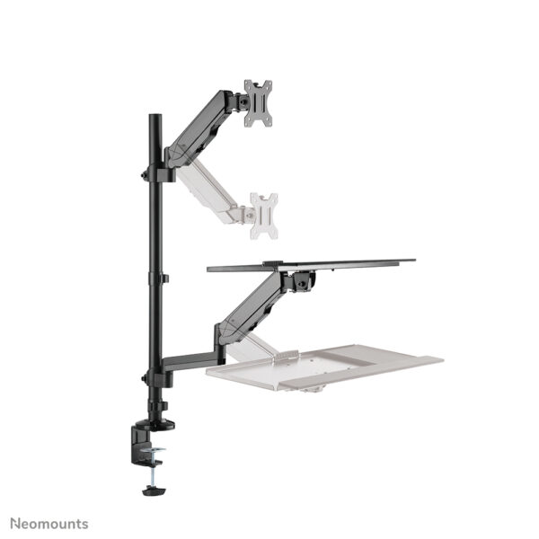 Neomounts DS90-325BL1 Zit-sta werkstation bureau 17-32" - gasveer - Afbeelding 4