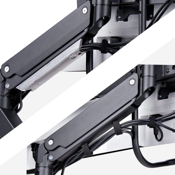 StarTech.com Crossbar Triple Monitor Arm voor Bureau, Tot Drie 27inch Schermen, VESA 75x75/100x100, Instelling Zonder Gereedscha - Afbeelding 6