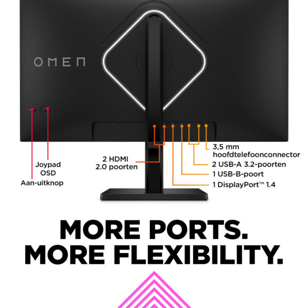 OMEN by HP 27 inch QHD 240 Hz gaming monitor - OMEN 27qs - Afbeelding 8