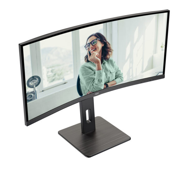 AOC CU34P3CV computer monitor 86,4 cm (34") 3440 x 1440 Pixels UltraWide Quad HD LED Zwart - Afbeelding 7