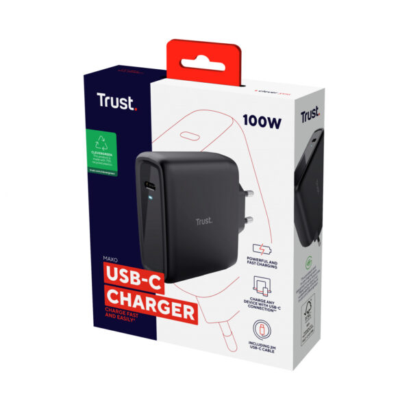 Trust Maxo 100W Universeel Zwart AC - Afbeelding 7