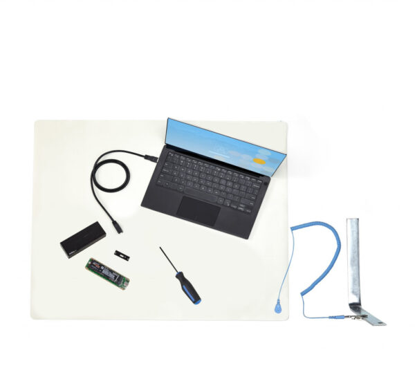 StarTech.com Antistatische Mat met Aardingskabel, 30cm x 46cm, ESD Mat voor Elektronica, Antistatische Tafelmat met Verwijderbaa - Afbeelding 7