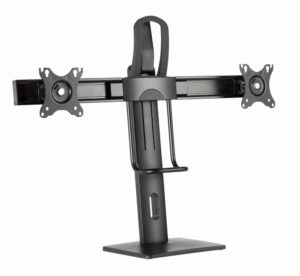 Gembird MS-D2-01 flat panel bureau steun 68,6 cm (27") Zwart