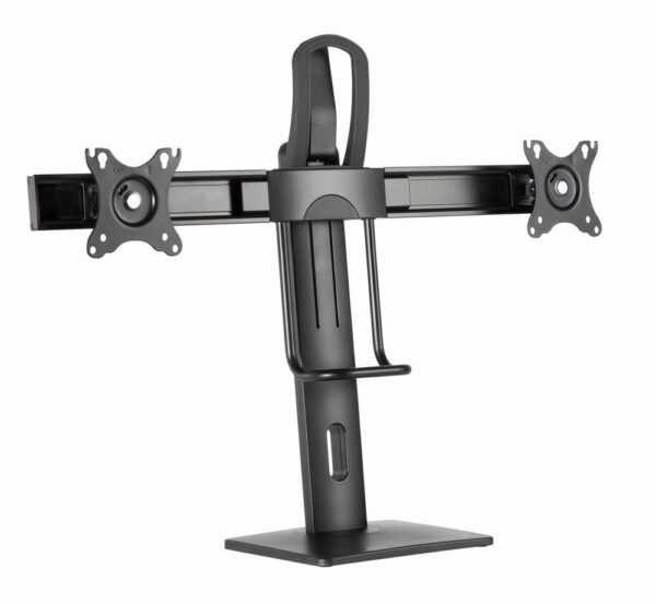 Gembird MS-D2-01 flat panel bureau steun 68,6 cm (27") Zwart