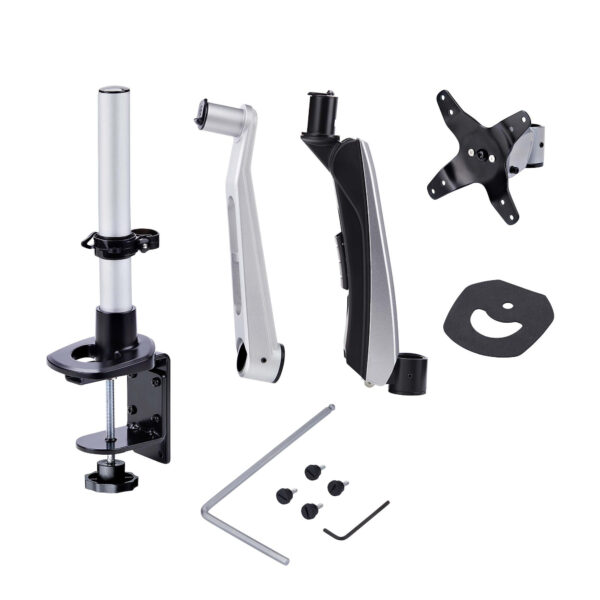 StarTech.com Single Monitor Arm voor Bureau, 27in 16:9 of 30in 21:9 Ultrawide Schermen, VESA 75x75/100x100, Instelling zonder Ge - Afbeelding 13