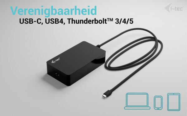 i-tec Universal Charger USB-C PD 3.1 140 W - Afbeelding 6
