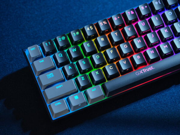 Trust GXT 867 Acira toetsenbord Gamen USB QWERTY Amerikaans Engels Zwart - Afbeelding 3