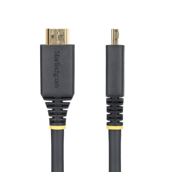 StarTech.com 4,5m High Speed HDMI Kabel met Grip Connectors, 4K 60Hz/1440p 144Hz, HDR10/HDCP 2.2/ARC, 18Gbps, UHD HDMI 2.0 Kabel - Afbeelding 3