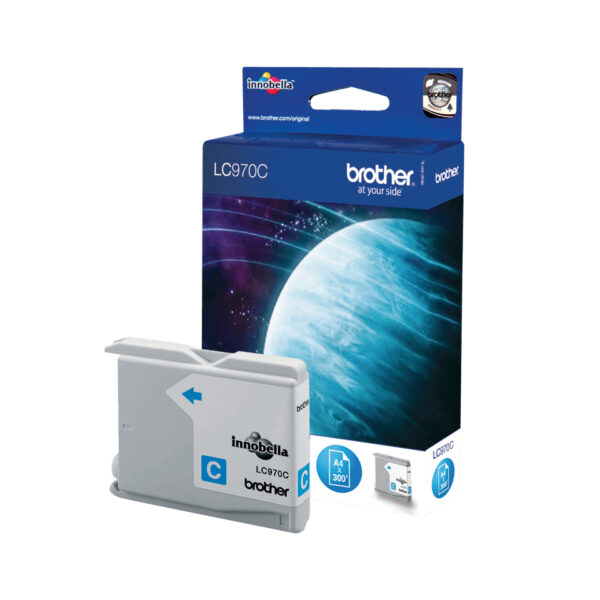 Brother LC970C inktcartridge 1 stuk(s) Origineel Cyaan