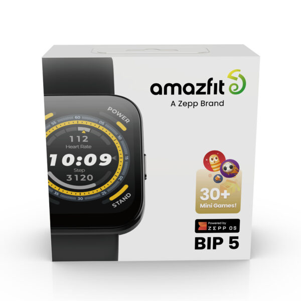 Amazfit Bip 5 4,85 cm (1.91") LCD 38 mm Digitaal 320 x 380 Pixels Touchscreen Zwart GPS - Afbeelding 10