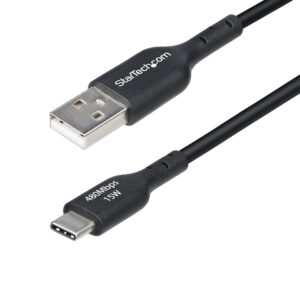 StarTech.com 1m USB-A naar USB-C Laadkabel, USB-A naar USB Type-C Oplaadkabel, Opladen & Synchroniseren, 3A Fast Charge, USB 2.0
