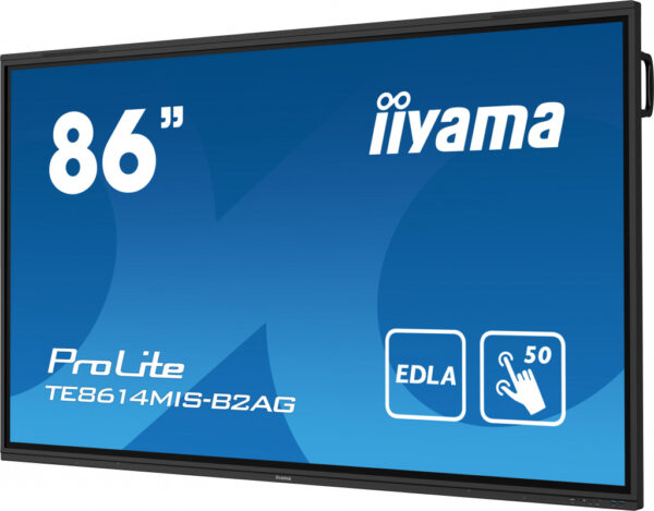iiyama PROLITE TE8614MIS-B2AG Digitale signage flatscreen 2,18 m (86") LCD Wifi 435 cd/m² 4K Ultra HD Zwart Touchscreen Type pro - Afbeelding 4