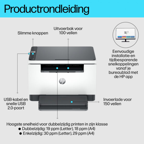 HP LaserJet MFP M234d printer - Afbeelding 23