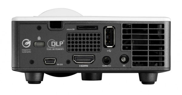 Optoma ML1050STi Projector met korte projectieafstand 535 ANSI lumens DLP WXGA (1280x800) 3D Zwart, Wit - Afbeelding 5