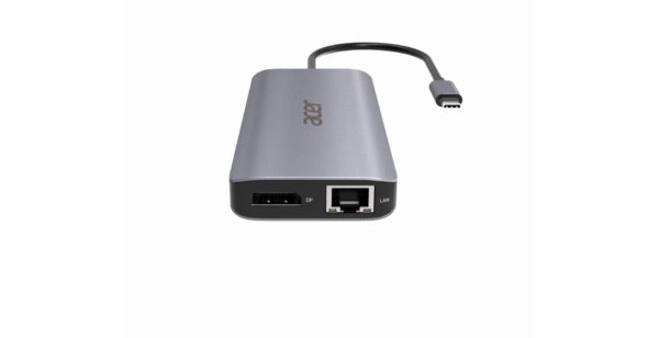 Acer 12-in-1 Type-C Dongle Bedraad USB 3.2 Gen 1 (3.1 Gen 1) Type-C Zilver - Afbeelding 4