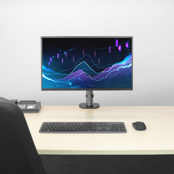 ACT Monitorarm 32" office, 1 scherm, zilver - Afbeelding 7