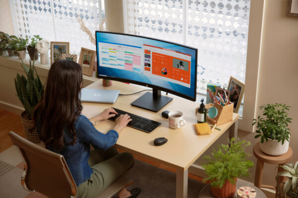 HP P34hc G4 WQHD USB-C Curved monitor - Afbeelding 8