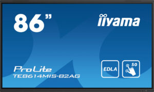 iiyama PROLITE TE8614MIS-B2AG Digitale signage flatscreen 2,18 m (86") LCD Wifi 435 cd/m² 4K Ultra HD Zwart Touchscreen Type pro