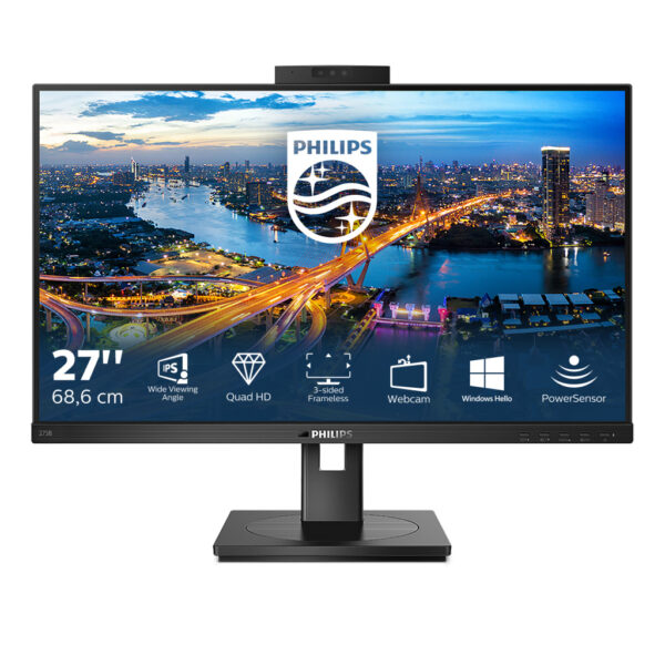 Philips B Line 275B1H/00 computer monitor 68,6 cm (27") 2560 x 1440 Pixels 2K Ultra HD LED Zwart - Afbeelding 7