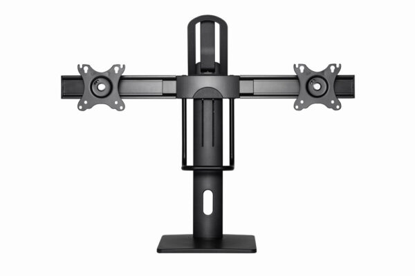 Gembird MS-D2-01 flat panel bureau steun 68,6 cm (27") Zwart - Afbeelding 4