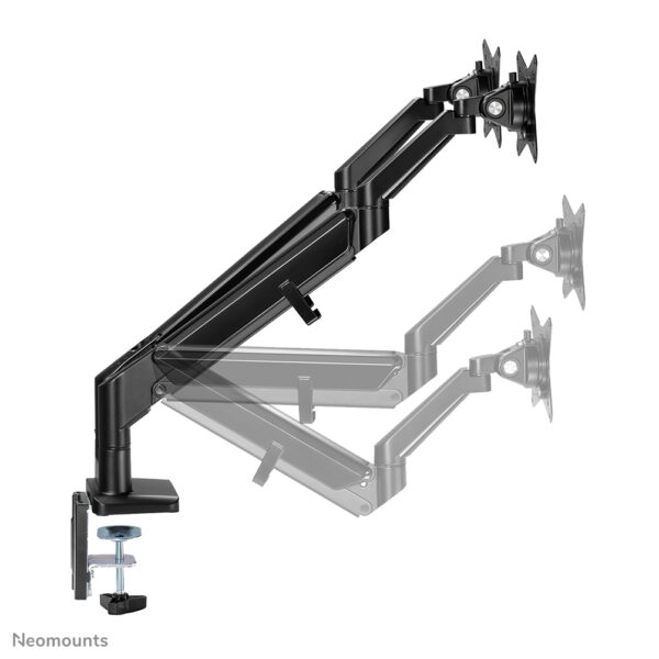 Neomounts DS70-810BL2 Monitorarm 17-32" - gasveer - ruimtebesparend - 180°-stop - Afbeelding 10