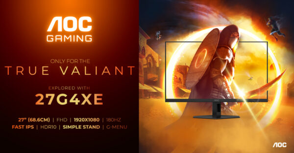 AOC 27G4XE computer monitor 68,6 cm (27") 1920 x 1080 Pixels Full HD LCD Zwart, Grijs - Afbeelding 15