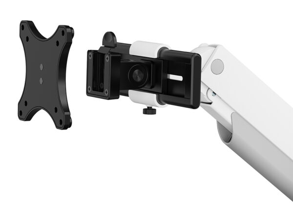 Neomounts DS65S-950WH2 Monitorarm 24-34" - gasveer - Topfix - multi-instelbaar - 180°-stop - Afbeelding 7