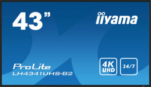 iiyama LH4341UHS-B2 beeldkrant 108 cm (42.5") LCD 500 cd/m² 4K Ultra HD Type processor Android 8.0 18/7