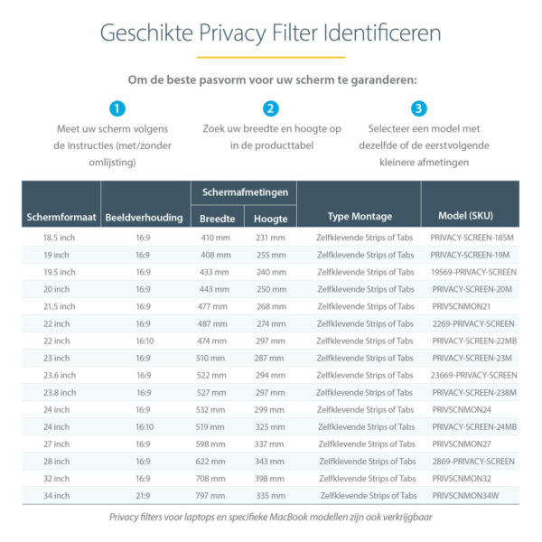 StarTech.com 22-inch 16:9 Computer Monitor Privacy Filter, Anti-Glans Privacyscherm met 51% Blauw Licht Reductie, Monitor Screen - Afbeelding 12