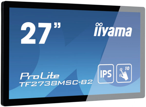 iiyama ProLite TF2738MSC-B2 computer monitor 68,6 cm (27") 1920 x 1080 Pixels Full HD LED Touchscreen Multi-gebruiker Zwart - Afbeelding 2
