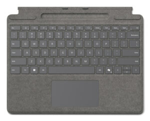 Microsoft Surface Pro Keyboard with pen storage for Business AZERTY Frans Microsoft Cover port Platina