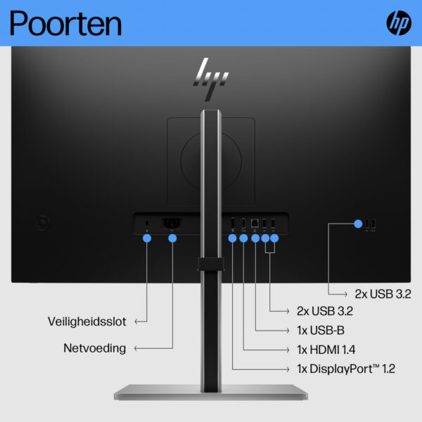 HP E27 G5 FHD-monitor - Afbeelding 8