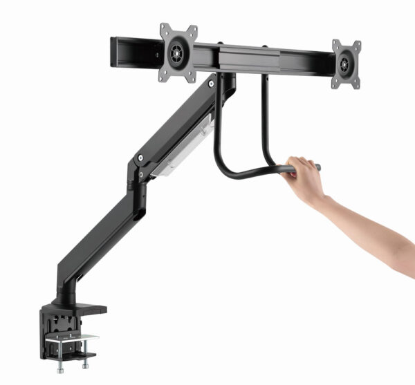 Gembird MA-DA2-04 flat panel bureau steun 81,3 cm (32") Zwart - Afbeelding 11