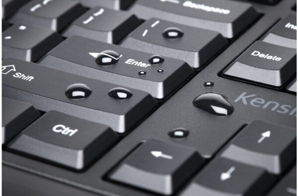 Kensington ProFit Ergo Wrlss toetsenbord Universeel RF draadloos + USB AZERTY Frans Zwart - Afbeelding 7