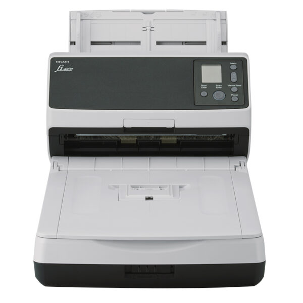 Ricoh fi-8270 ADF-/handmatige invoer scanner 600 x 600 DPI A4 Zwart, Grijs