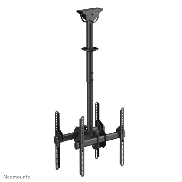 Neomounts NM-C440DBLACK Dual monitor/TV-beugel plafond 32-60" - h 56-91 cm - Afbeelding 11