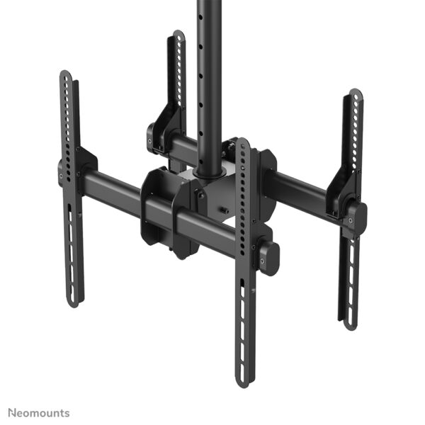 Neomounts NM-C440DBLACK Dual monitor/TV-beugel plafond 32-60" - h 56-91 cm - Afbeelding 5