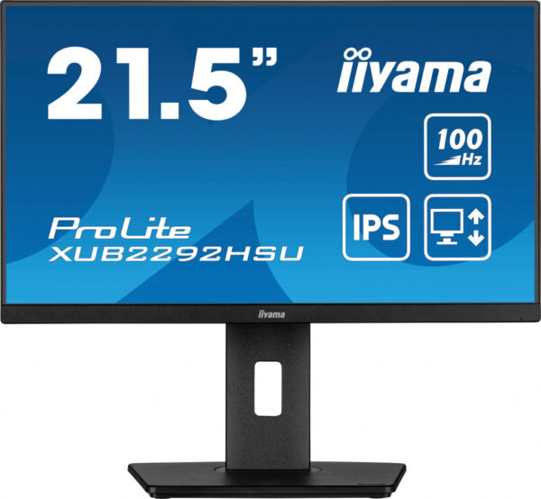 iiyama ProLite XUB2292HSU-B6 computer monitor 55,9 cm (22") 1920 x 1080 Pixels Full HD LED Zwart - Afbeelding 2