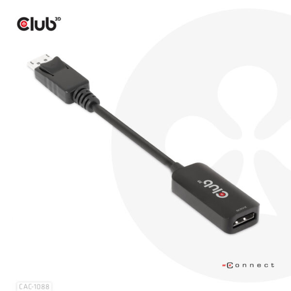 CLUB3D DisplayPort1.4 to HDMI 4K120Hz/8K60Hz HDR Active adapter M/F - Afbeelding 7