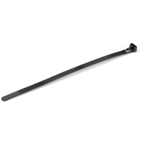 StarTech.com 20 cm Zwarte Herbruikbare Kabelbinders 7 mm Breed, 50 mm Bundeldiameter, 22 kg Treksterkte Hersluitbare Nylon Snelb