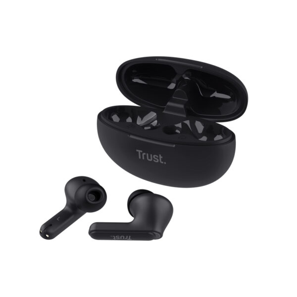 Trust Yavi Headset True Wireless Stereo (TWS) In-ear Oproepen/muziek USB Type-C Bluetooth Zwart - Afbeelding 4