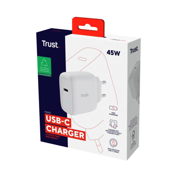 Trust Maxo 45W Universeel Wit AC - Afbeelding 7