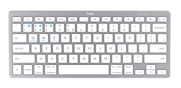 Trust 24651 toetsenbord Universeel Bluetooth QWERTY Amerikaans Engels Zilver - Afbeelding 3