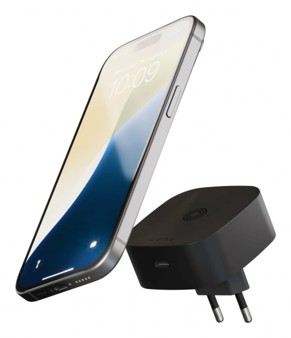 ZENS ZESC18B/00 oplader voor mobiele apparatuur Hoofdtelefoons, Smartphone, Universeel Zwart AC Draadloos opladen Snel opladen B - Afbeelding 2