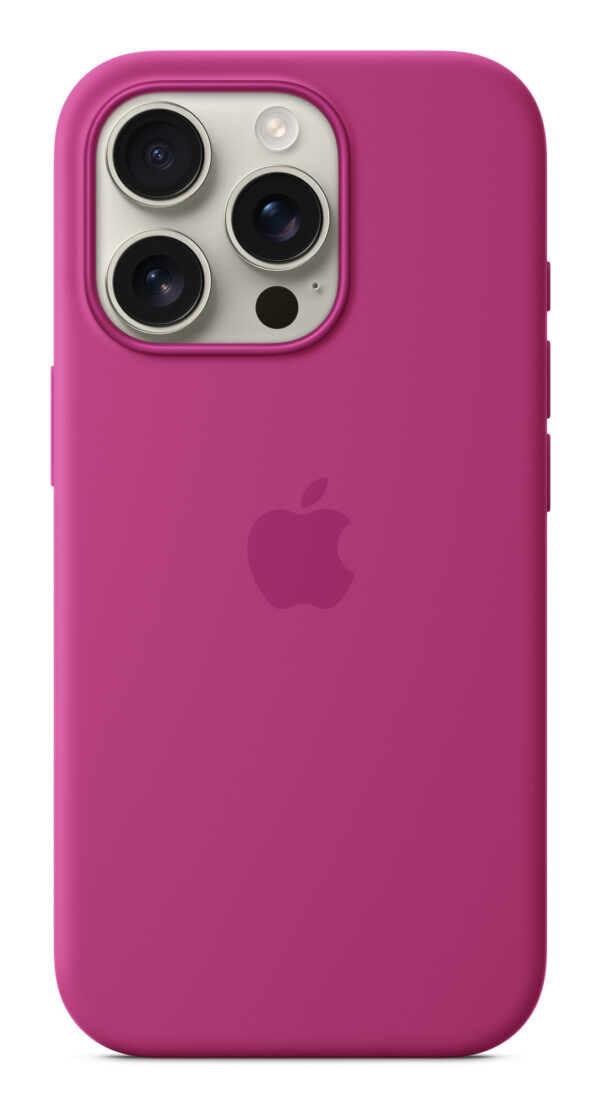 Apple Siliconenhoesje met MagSafe voor iPhone 16 Pro - Fuchsia - Afbeelding 3