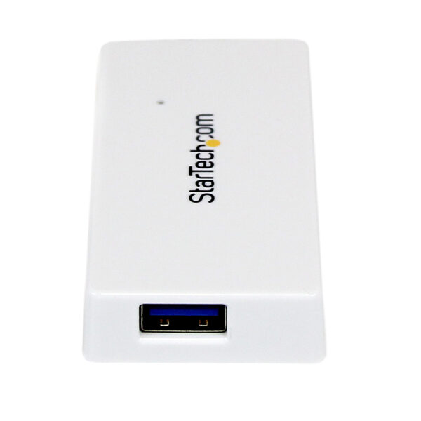 StarTech.com Draagbare 4-poorts SuperSpeed USB 3.0 hub - 5Gbps - wit - Afbeelding 4
