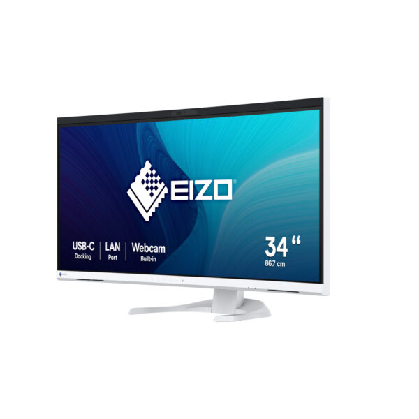 EIZO FlexScan EV3450XC-WT LED display 86,6 cm (34.1") 3440 x 1440 Pixels UltraWide Quad HD Wit - Afbeelding 2